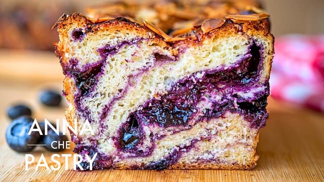 Blueberry Babka