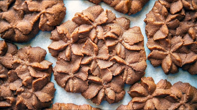 Chocolate Spritz Cookies