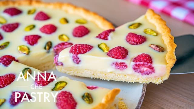 White Chocolate Raspberry Tart