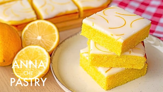 Lemon Blondie Bars
