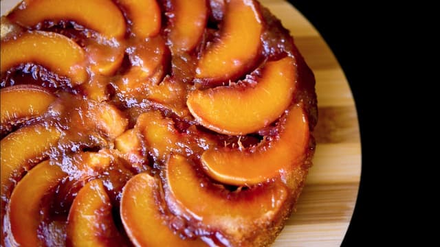 Peach Upside-Down Cake